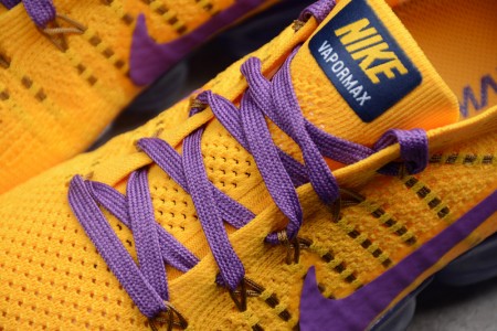 Nike Air VaporMax Flyknit 2018Lemon Yellow/Purple mens