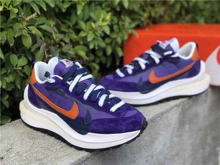 Sacai x Nike VaporWaffle ''Purple Orange''