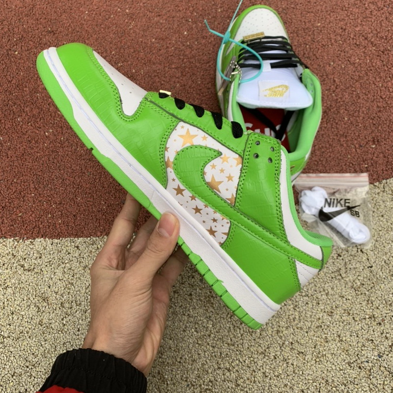Supreme x Nike SB Dunk Low “Mean Green”