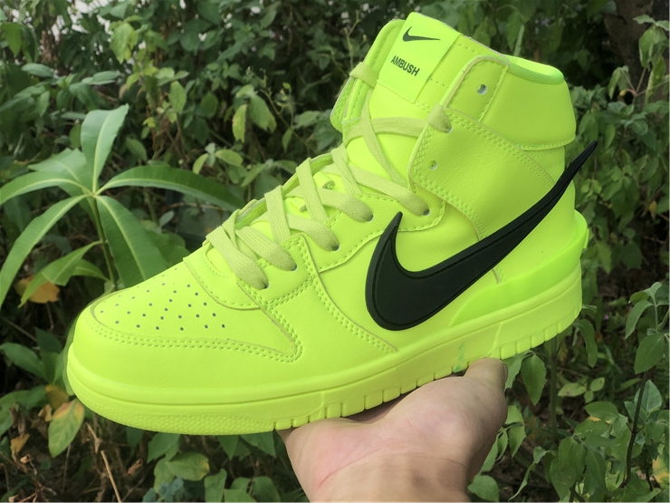 Ambush x Nike Dunk High ''Fluorescent Green''