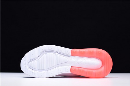 NIKE mens AIR MAX 270 WHITE HOT PUNCH