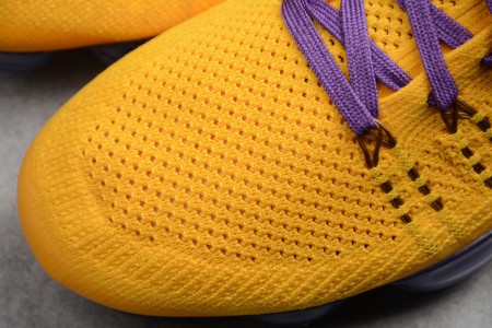 Nike Air VaporMax Flyknit 2018Lemon Yellow/Purple mens
