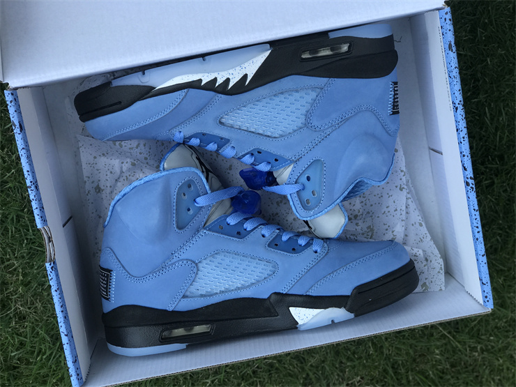 Air Jordan 5 UNC North Carolina Blue