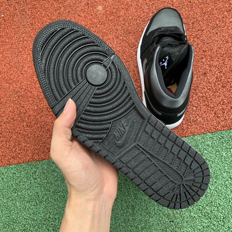 Jordan 1 Mid Nylon Black Anthracite