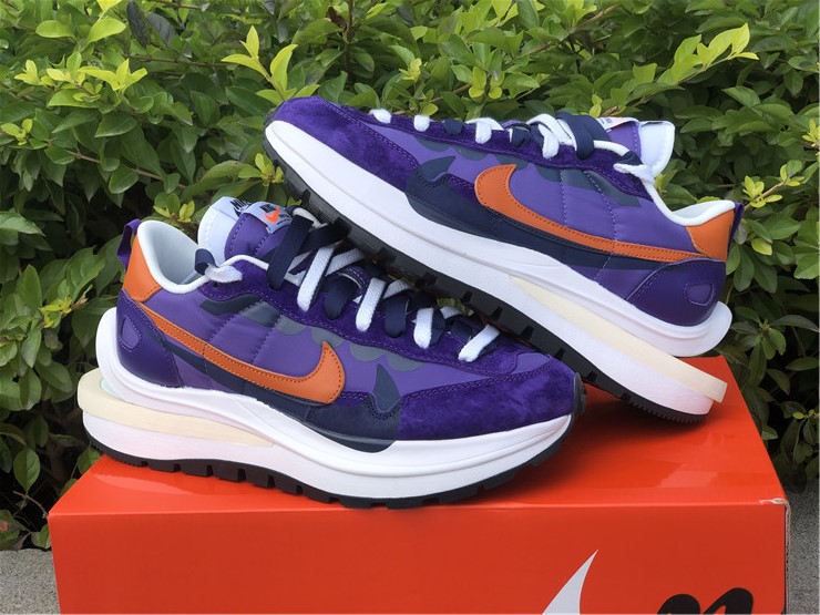 Sacai x Nike VaporWaffle ''Purple Orange''