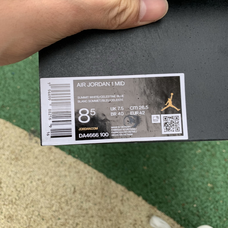 Jordan 1 Mid Mixed Textures Blue