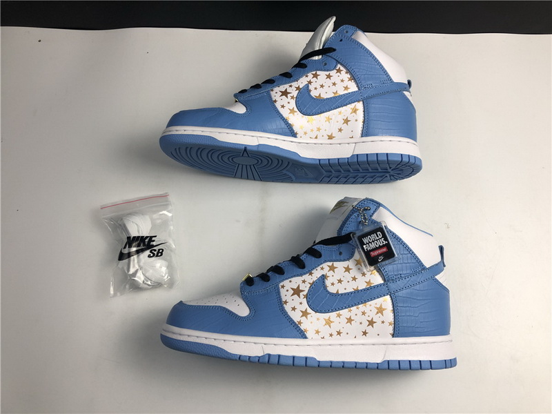 Nike Dunk High Pro SB Supreme Blue Stars