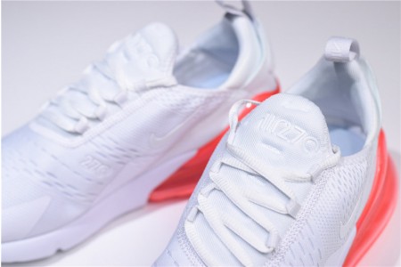 NIKE mens AIR MAX 270 WHITE HOT PUNCH