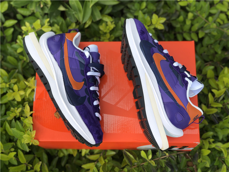 Sacai x Nike VaporWaffle ''Purple Orange''