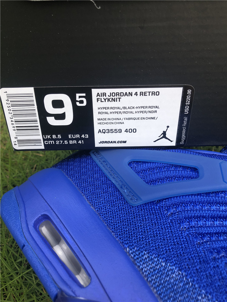 Air Jordan 4 Flyknit Blue