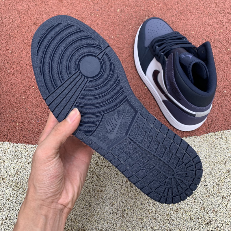 Jordan 1 Mid Obsidian Sanded Purple