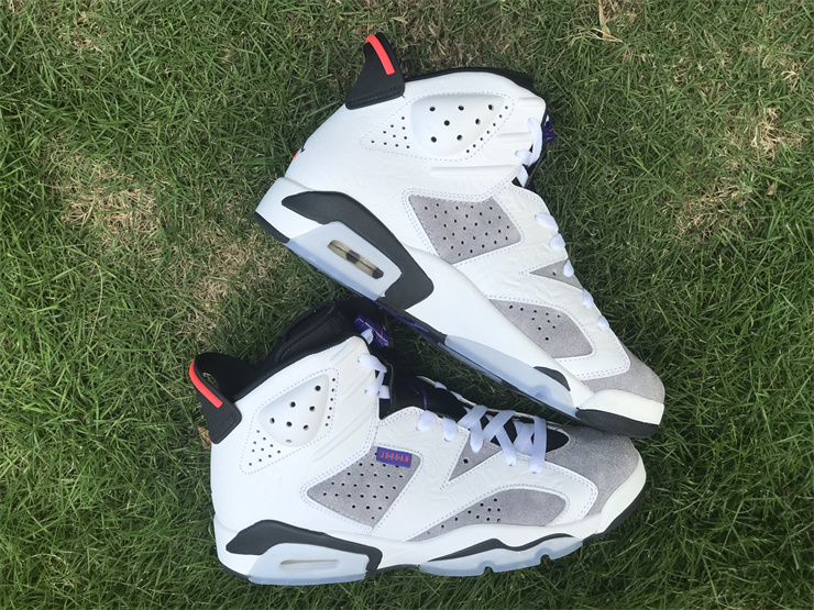 AIR JORDAN 6 Flint AJ6 UV gray crack