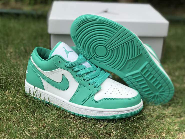 Air Jordan 1 Low White green