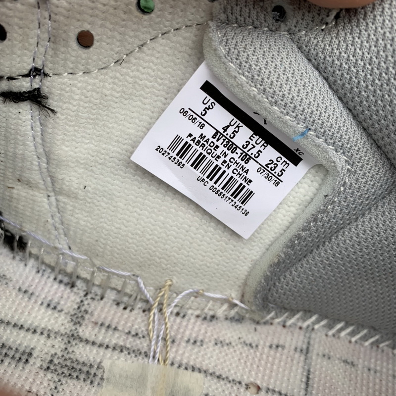 Union x Air Jordan 1 Retro High OG NRG White Red GS