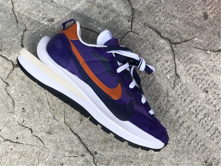 Sacai x Nike VaporWaffle ''Purple Orange''