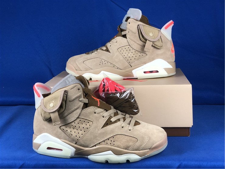 Travis Scott x Air Jordan 6 British Khaki