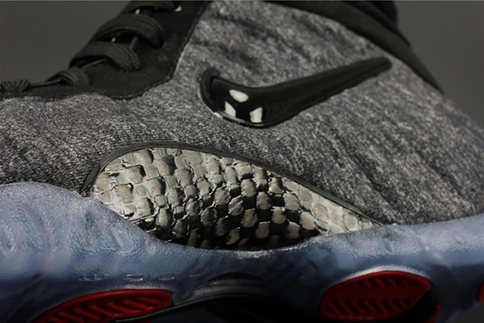 NIKE AIR FOAMPOSITE PRO TECH FLEECE dark grey mens