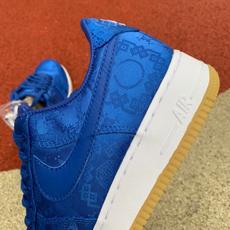 CLOT x Nike Air Force 1 Low Blue