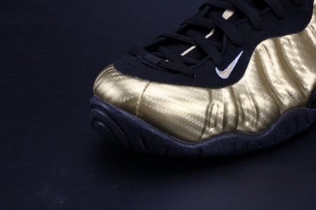 Air Foamposite Pro Metallio Gold Black mens