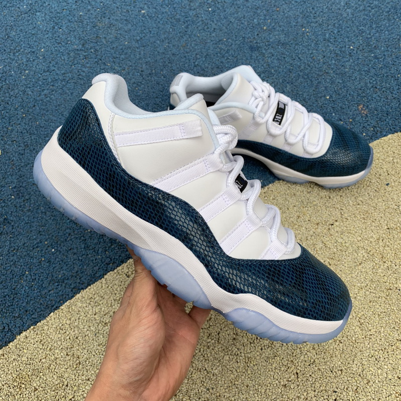 Air Jordan 11 Low “Navy Blue Snakeskin”