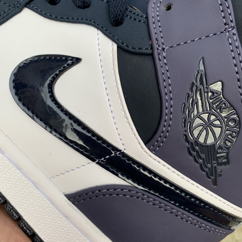 Jordan 1 Mid Obsidian Sanded Purple