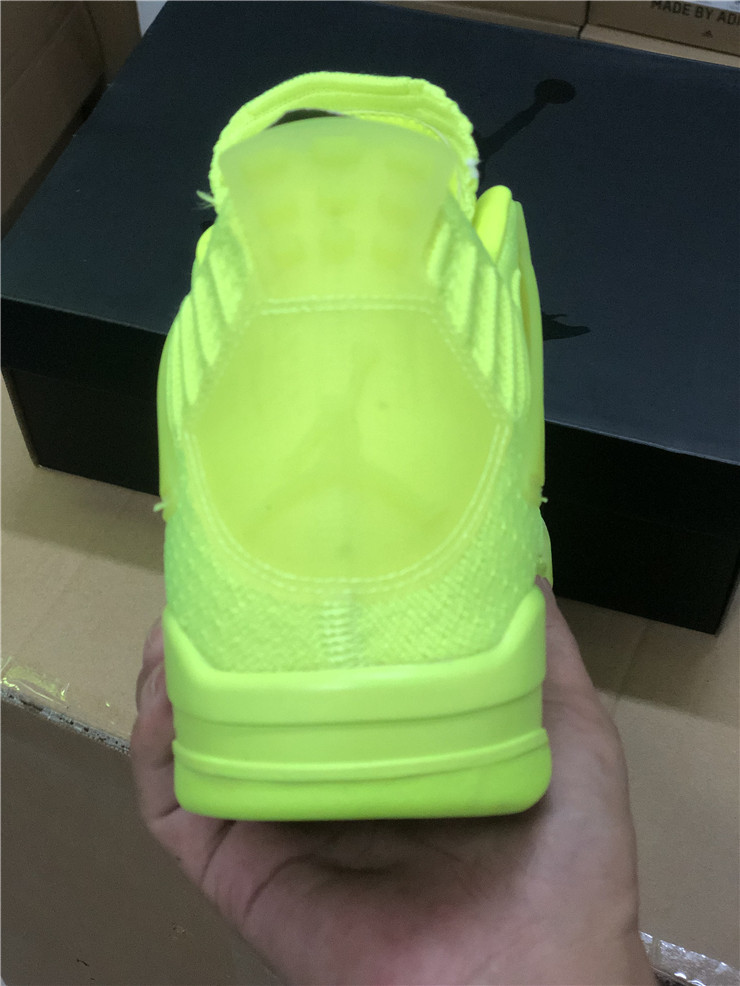 Air Jordan 4 Flyknit Fluorescent Green