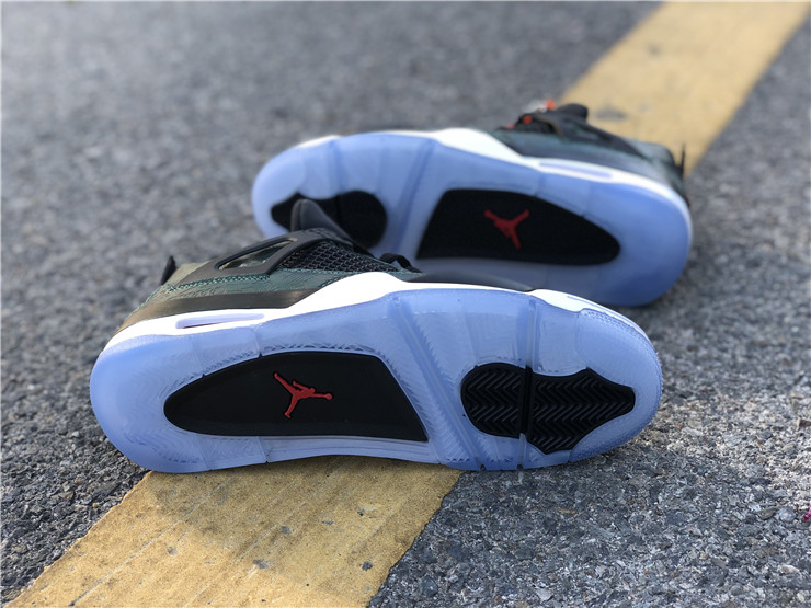 Air Jordan 4 Green Burst