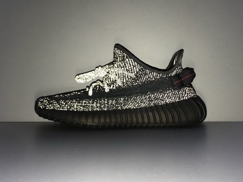 Yeezy Boost 350 V2 Static Black full-reflective