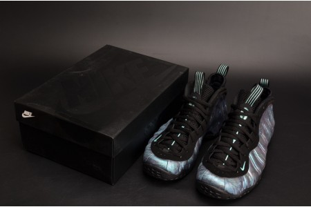 Nike Air Foamposite One PRM Abalone Black/Aurora Green mens