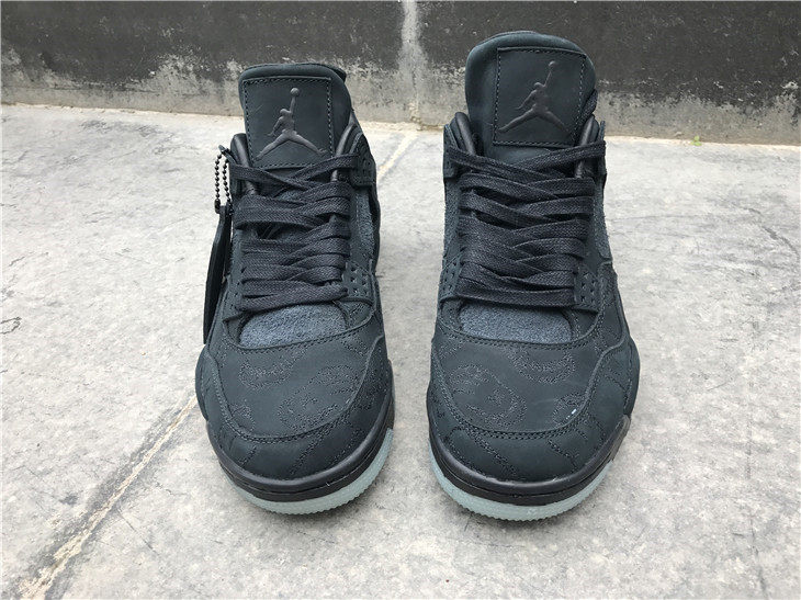 KAWS x Air Jordan 4 Black