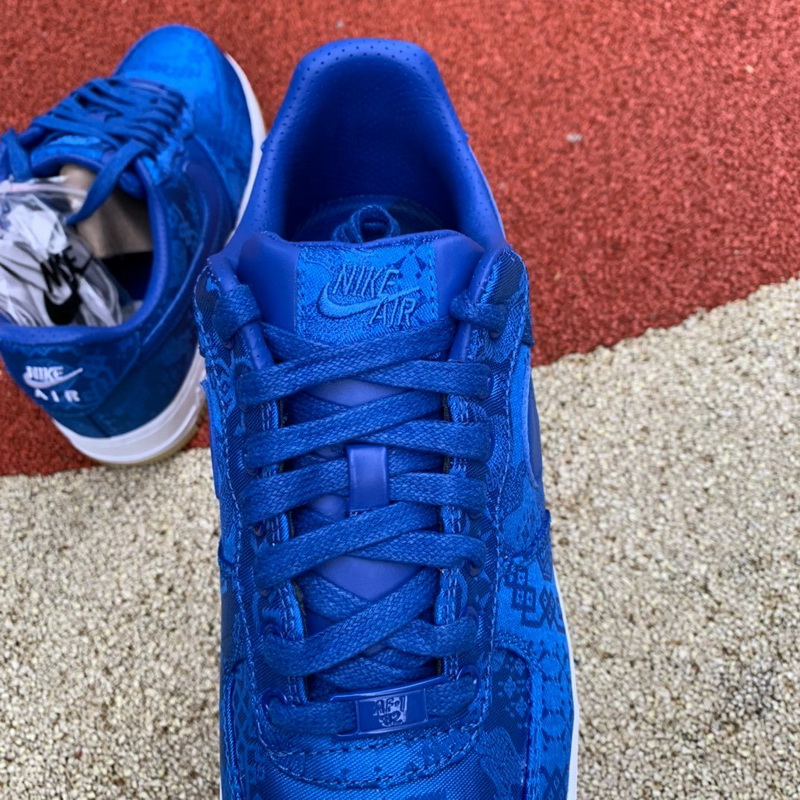 CLOT x Nike Air Force 1 Low Blue