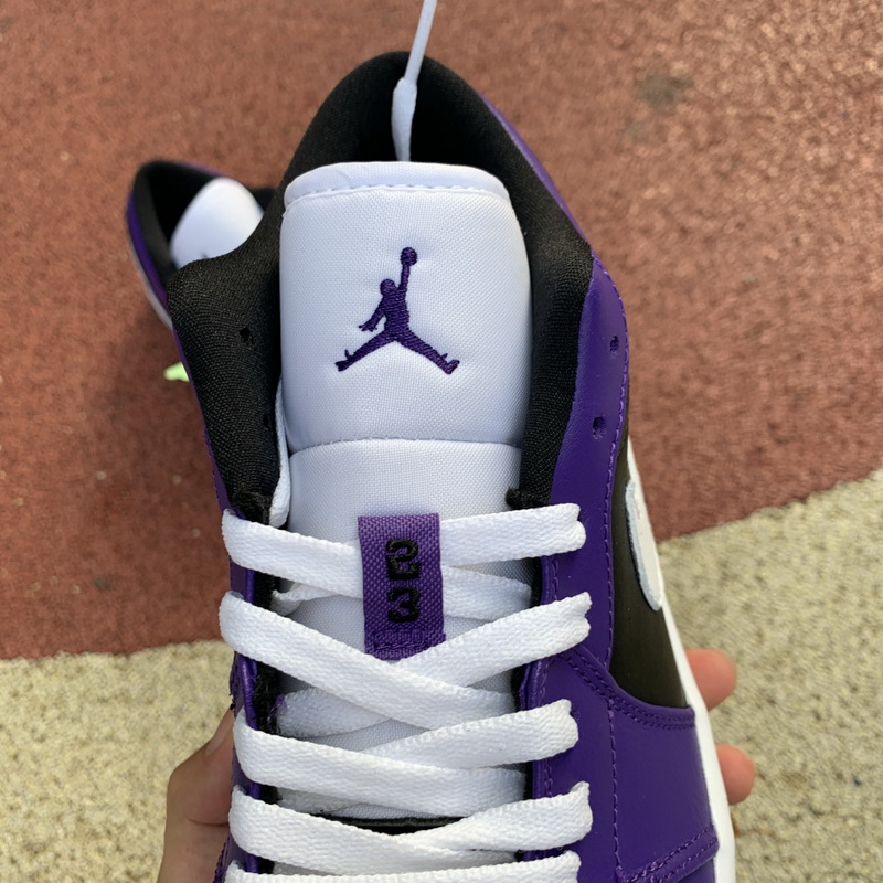 Air Jordan 1 Low Court Purple Black