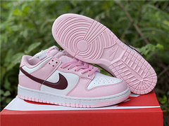 Nike Dunk Low Pink Foam Red White