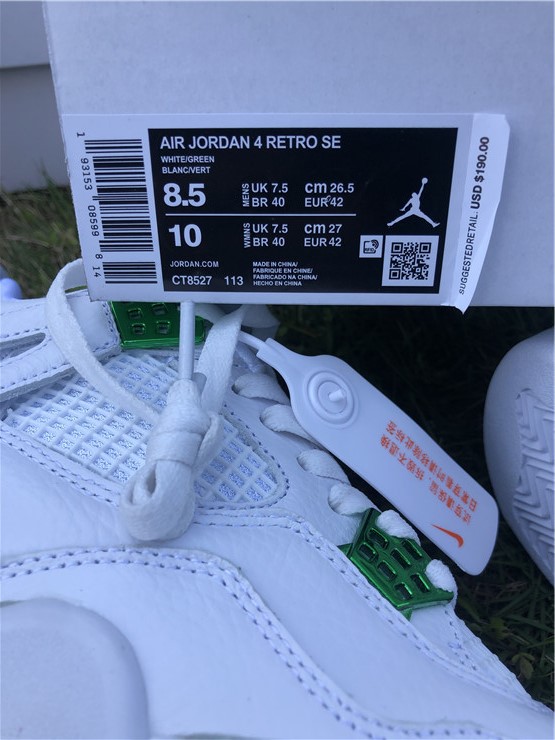 Air Jordan 4 Pine Green