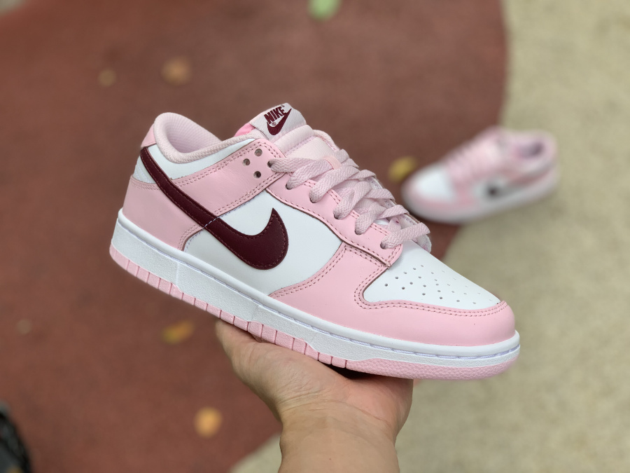 Nike Dunk Low Pink Foam Red White GS
