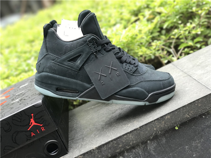 KAWS x Air Jordan 4 Black