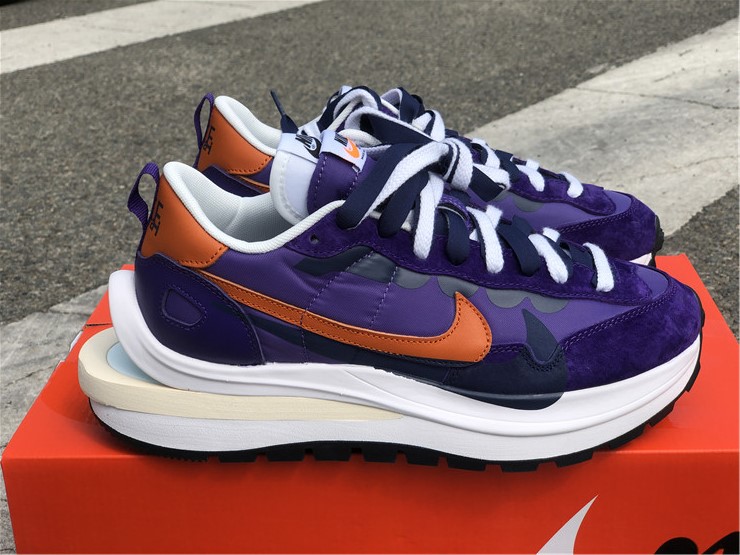 Sacai x Nike VaporWaffle ''Purple Orange''