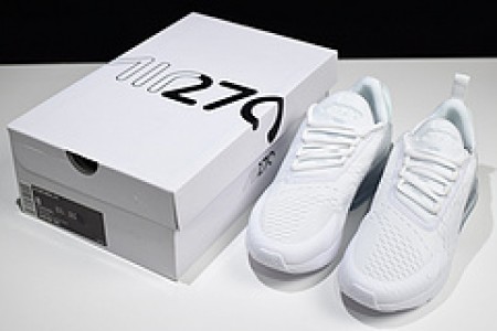 Nike womens Air Max 270 TripleWhite
