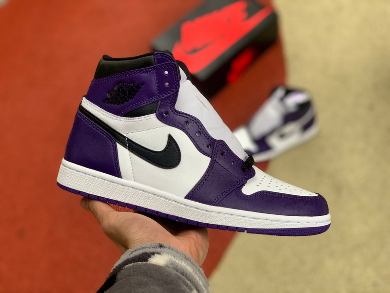 Air Jordan 1 High Court Purple White