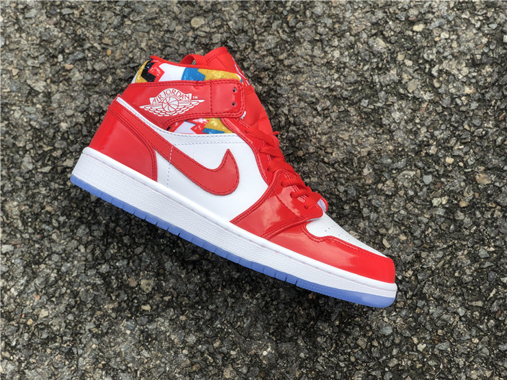 Air Jordan 1 Mid ''White Red''