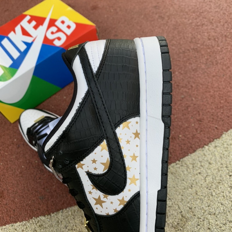 Supreme x Nike SB Dunk Low “Black Stars”