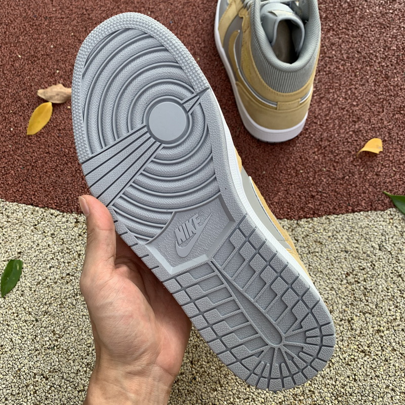 Jordan 1 Mid Mixed Textures Yellow