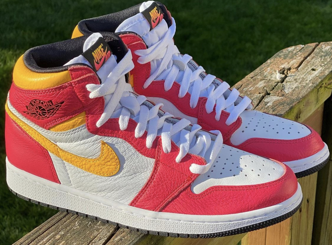 Air Jordan 1 High OG Light Fusion Red