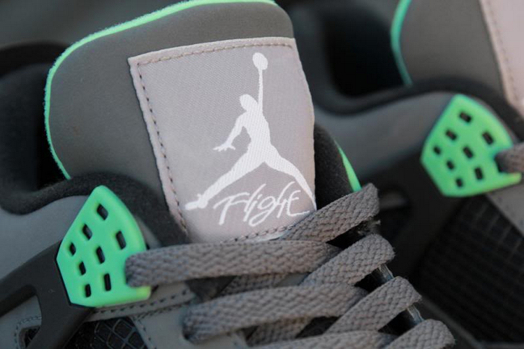 Air Jordan 4 Retro Green Glow
