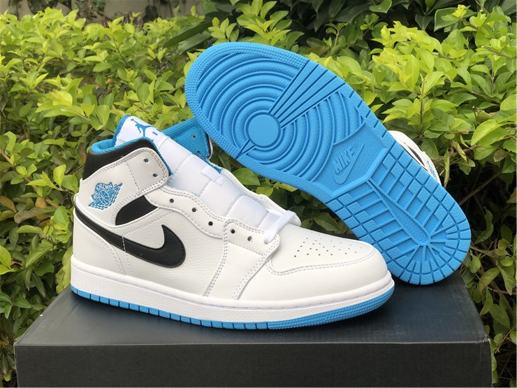 Air Jordan 1 Mid“ Laser Blue”