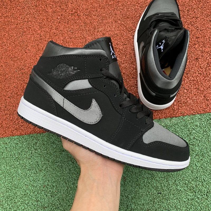 Jordan 1 Mid Nylon Black Anthracite
