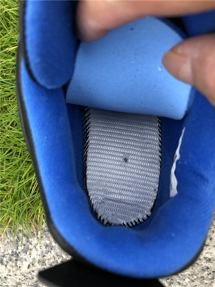 Air Jordan 4 Black Blue Gold