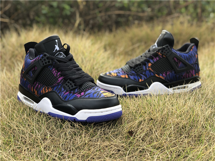 Air Jordan 4 Tiger Pattern Camouflage