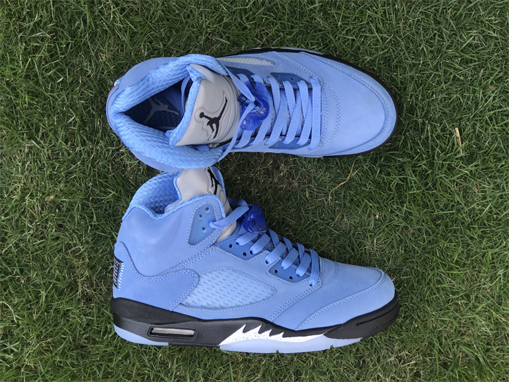 Air Jordan 5 UNC North Carolina Blue