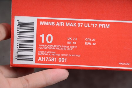 Air Max 97 Ultra 17 Premium 'Pure Platinum'-Nike